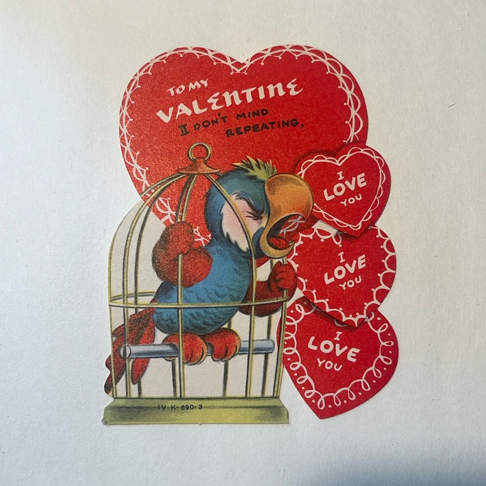 Vintage Valentines Day Card
